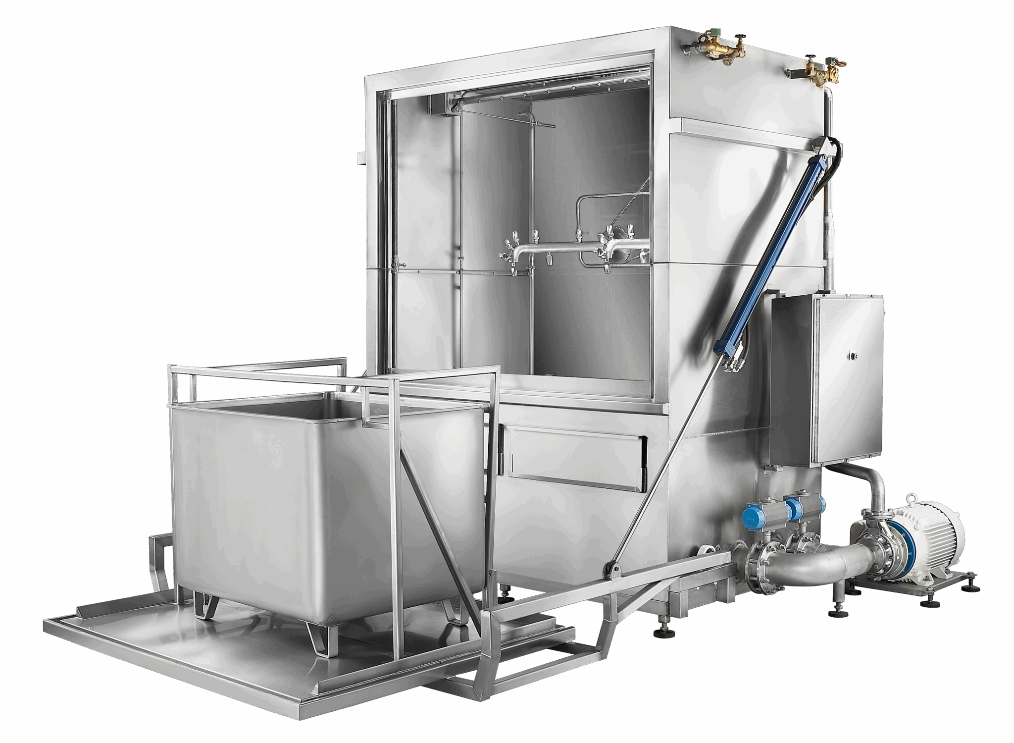 Vat Pack Machine. Amazon Dual Vat & Bin Washer โ Model DVBW-1000-C - Plan Systems Group