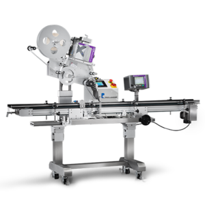PL-211D Clamshell, Top Labeling System