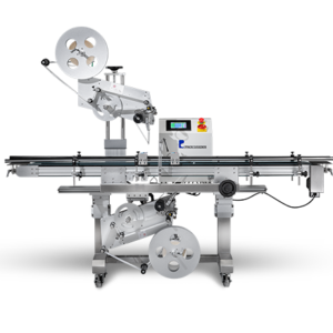 PL-221D Clamshell, Top And Bottom Labeling System